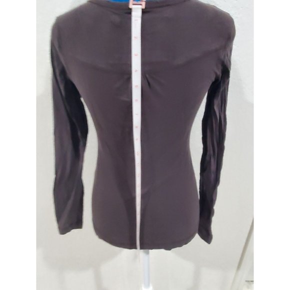 edc by Esprit Brown Longsleeve Shirt Top Size XS - Picture 5 of 9